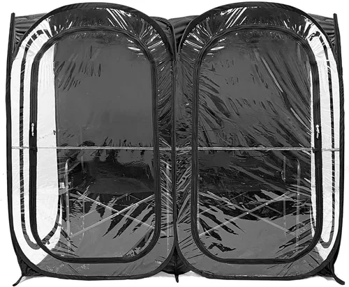 WeatherPod® Side-by-Side™ 2-4 Person Pop-Up Sports Tent Pod - The Original Shark Tank Instant Setup All-Weather Pod Shelter for Outdoor Sports,