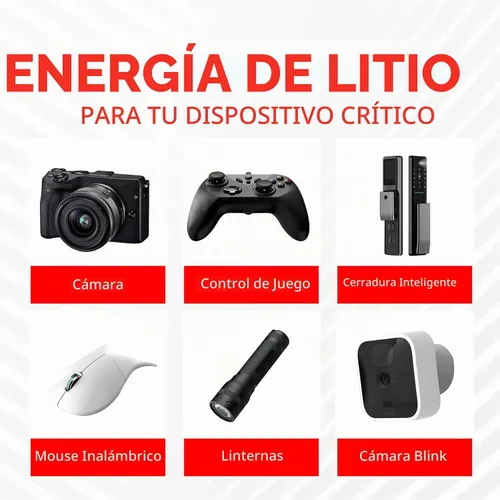 Vista 2 de BEVIGOR Long-Lasting 1.5V Lithium Batteries AA 4 Pack Baterías de litio AA y baterías dobles A para linternas, juguetes y controles remotos 【No