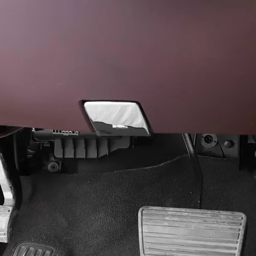 Vista 7 de Manija de liberación de capó para Silverado, accesorios interiores cromados para Chevrolet Silverado GMC Sierra 2014-2018 para Chevy Colorado GMC