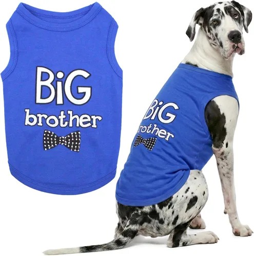 Vista 30 de Playera parisina para perros con palabras bordadas "I Love My Mommy" - 100% algodón, camiseta rosa para perros - Chaleco sin mangas para mascotas