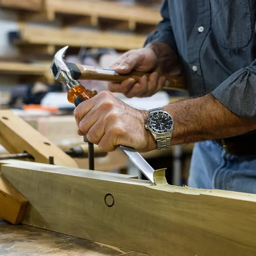 Vista 7 de Buck Bros. 74816 Cincel de madera de 1 pulgada, herramientas de tallado de madera de espiga completa, herramientas de carpintería, trabajos