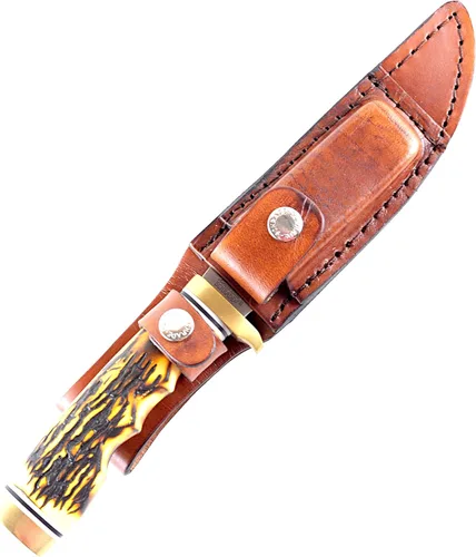 Vista 3 de Uncle Henry 153UH Next Gen Golden Spike Knife with 5in High Carbon S.S. Fixed Blade