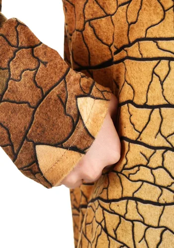 Vista 6 de Disfraz de dinosaurio de estegosaurio espinoso para niños, Marrón