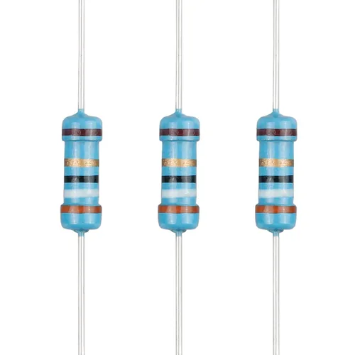 Vista 73 de 100 resistencias de 2.4 ohmios 1/2 W (0.5 vatios) ±1% tolerancia de película metálica, resistencia de valores múltiples opcional