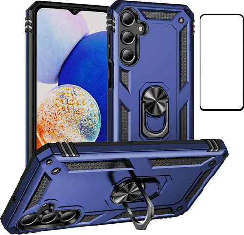 Vista 44 de Funda para Xiaomi POCO X3 NFC /X3 Pro con protector de pantalla, armadura de protección militar híbrida resistente a prueba de golpes, funda Negro