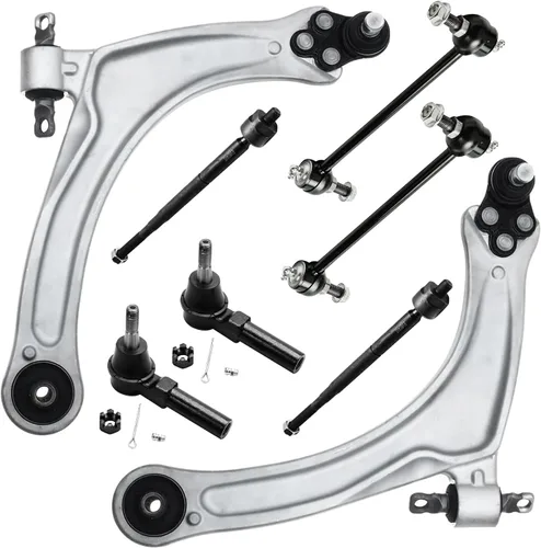 Vista 67 de Detroit Axle - Kit de brazos de control delanteros de 8 piezas para Toyota Sienna 2004-2010, 2 brazos de control inferiores con rótulas, 4 barras