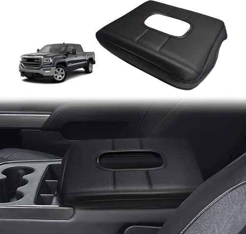 Vista 100 de Muslogy Funda para reposabrazos de consola central para Honda Pilot 2023-2026, Ridgeline/Passport 2024-2026, accesorios de pasaporte, almohadilla
