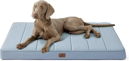 Vista 43 de Bedsure - Camas XL para perros de tamaño grande - Cómodas camas planas extra grandes para mascotas con funda extraíble y lavable, colchón ortopédico