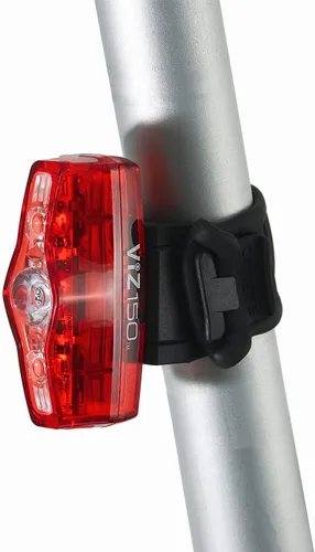 Vista 2 de CATEYE ViZ USB Rechargeable Daytime Safety Light – Super Bright LED Rear Bike Light, Visible up to 1 Mile, Opticube™ Lens, Day & Night Flash Modes