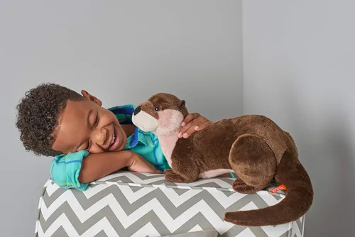 Vista 6 de Wild Republic River Otter Plush, Stuffed Animal, Plush Toy, Gifts for Kids, Cuddlekins 12