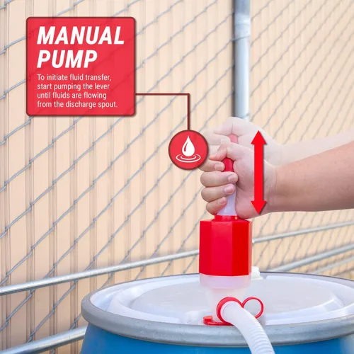 Vista 4 de TERAPUMP - Bomba de agua potable de tambor de velocidad rápida, sin BPA, de grado alimenticio, sin BPA, 2
