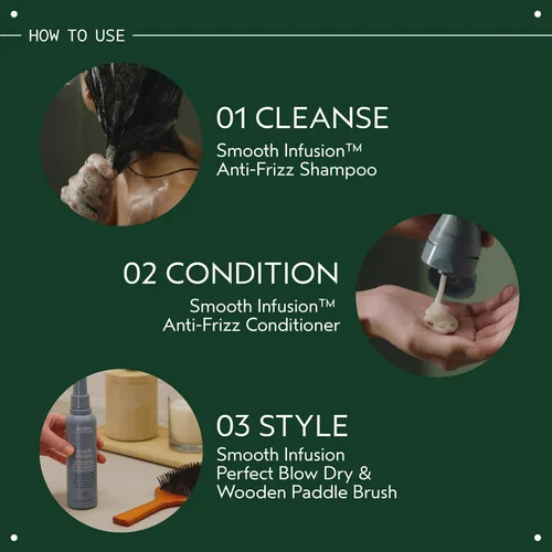 Vista 6 de Aveda Cepillo de pelo de paleta de madera Cepillo desenredante y alisador Alisado, secado por soplado Todo tipo de cabello