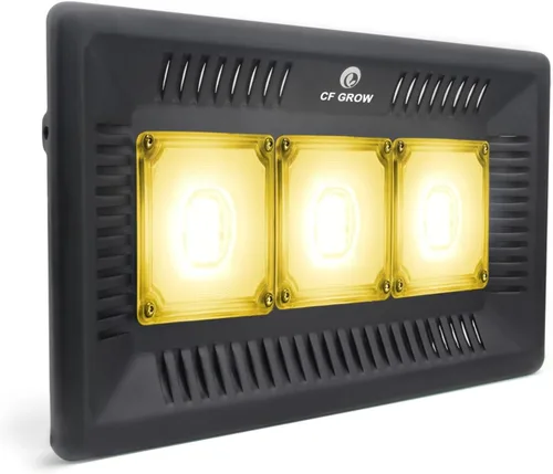 Luz LED de crecimiento impermeable de 300 W de espectro completo, luz LED COB blanca de 3500 K, disipación de calor natural sin ruido, adecuada para