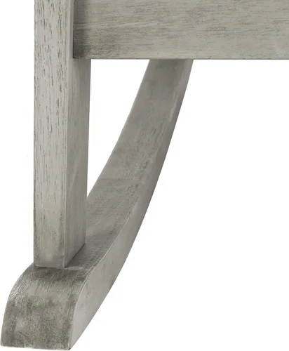 Vista 7 de SAFAVIEH PAT7042A Colección Brizio Silla mecedora Adirondack de teca para exteriores