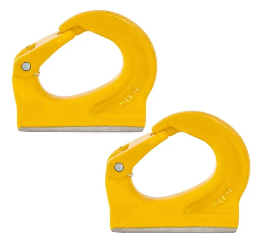 Vista 9 de Mytee Products Gancho de anclaje soldado de 2 toneladas G80 para grúa de rescate, tractor de aparejo, elevación con límite de carga de 4400 libras
