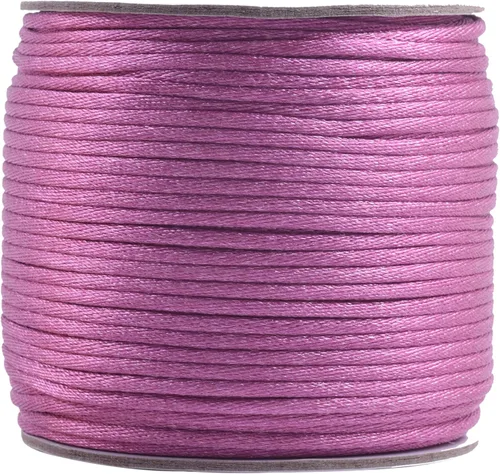 Vista 63 de KONMAY - Cuerda de nailon satinado de seda, 45.72 metros, 0.8mm cola de rata, para nudos chinos, Kumihimo, abalorios, macramé, joyería, Verde manzana