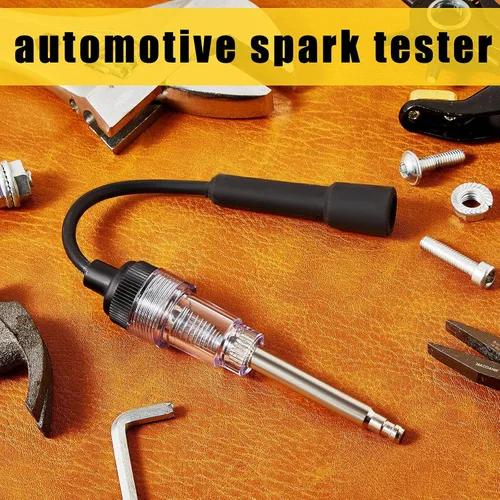 Vista 5 de Probador de bujías en línea para motor de arranque recto, probador de encendido de cortacésped ligero, detector de diagnóstico de armadura