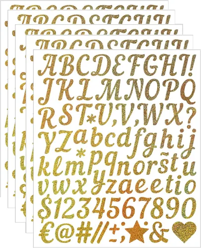 Vista 11 de 0.5 pulgadas Calcomanía de letra pequeña, calcomanías de números de alfabeto de vinilo negro autoadhesivas, letras adhesivas de alfabeto ABC