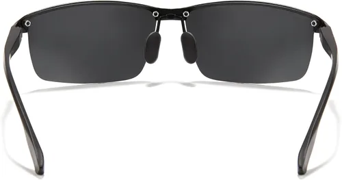 Vista 6 de Cyxus Gafas de sol polarizadas estilo aviador para hombre, lentes espejadas clásicas, protección UV