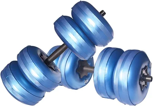 Vista 11 de Water Filled Dumbbells Set - Water Filled Weights - Portable Travel Weights - Weights Adjustable Dumbbells