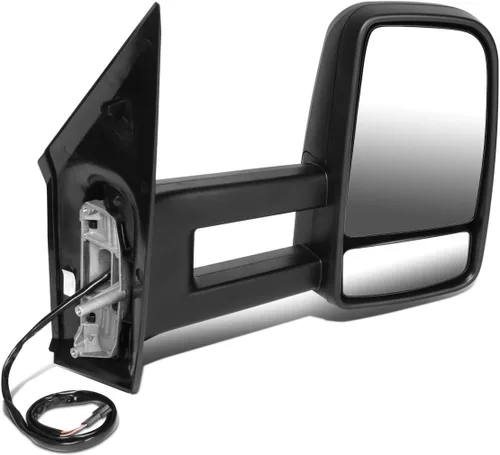 DNA MOTORING Passenger/Right Side OE Style Powered Mirror w/Heated + LED Turn Signal Compatible with 07-09 Dodge Sprinter 2500 3500, MR-OEM-054-R