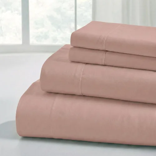 Modern Threads Sábanas Sólidas de Microfibra Suave - Sábanas de Cama de Microfibra Lujosas - Incluye Sábana Plana, Sábana Ajustable con Bolsillos 07