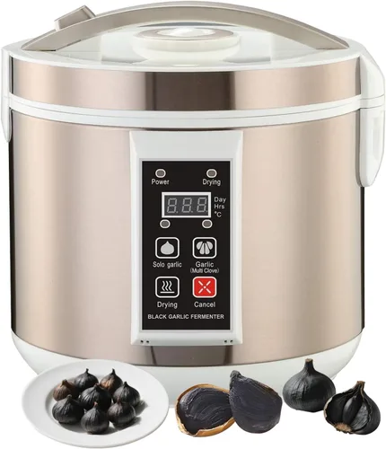 Fermentador de ajo negro 5L Control inteligente automático completo Garlics Maker Multi Clove Garlic Cooker 110V con tiempo ajustable y función de
