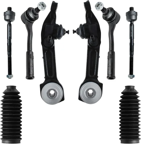 Vista 157 de Detroit Axle - Kit de brazos de control delanteros de 8 piezas para Toyota Sienna 2004-2010, 2 brazos de control inferiores con rótulas, 4 barras
