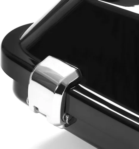 Vista 9 de HECASA Maleta de equipaje Razor con respaldo Argyle compatible con modelos Harley Davidson 1997-2023 Touring Street Glide Road Glide Road King