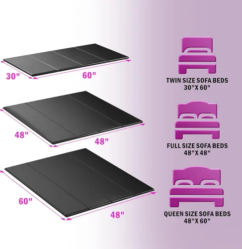 Vista 3 de Imperius Somier plegable, tabla Bunkie, listones de soporte de cama para apoyo para optimizar y minimizar la cama, no necesita montaje