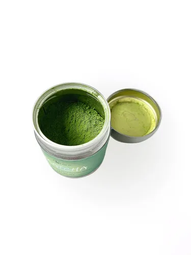 Vista 6 de Be Tea Co Mezcla Imperial Orgánica Matcha Japonesa 1.06 oz Primera cosecha de Uji y Kagoshima