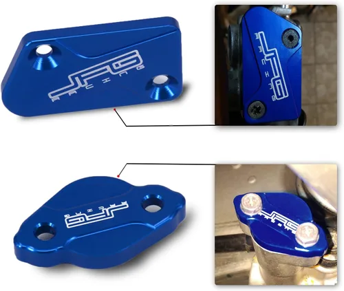 Juego de Tapa CNC para Depósito de Líquido de Frenos Delantero y Trasero de Moto Compatible con YZ125 YZ250 YZ426F-450F 08-21 YZ250F 07-21 YZ125X