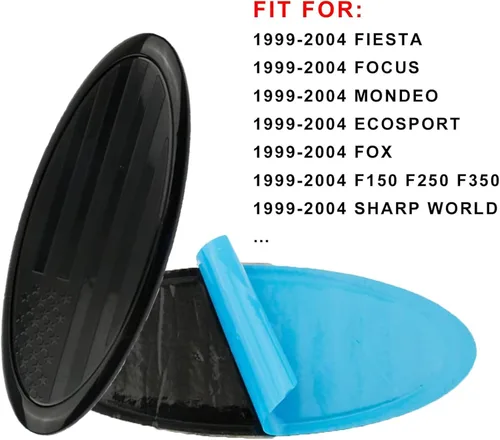Vista 5 de CONGCONG Emblema de la bandera estadounidense de 4.5 pulgadas para Ford, calcomanía ovalada de 4.5" x 1.8" placa de identificación compatible