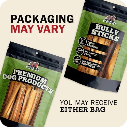 Vista 14 de Redbarn Pet Products All Natural Bully Sticks de 5 a 8 pulgadas para perros pequeños y grandes – Paquete variado de masticables saludables de larga