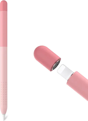 Vista 9 de Delidigi iPencil - Funda protectora para Apple Pencil 1ª generación de silicona de color degradado, accesorios compatibles con Apple Pencil de 1ª