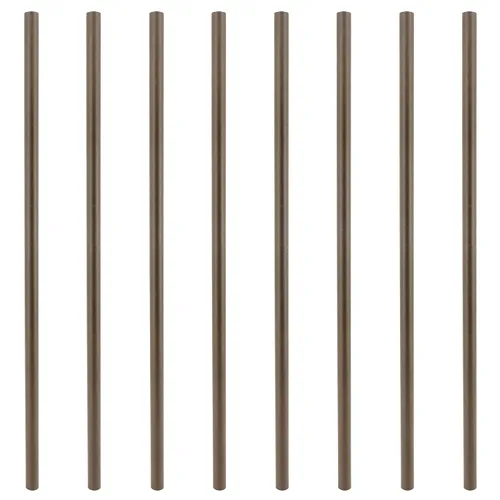 Vista 15 de Myard - Balaustres de hierro de alta resistencia de 32-1/4 pulgadas para muebles de barandilla de cubierta con tornillos para cercado de barandilla
