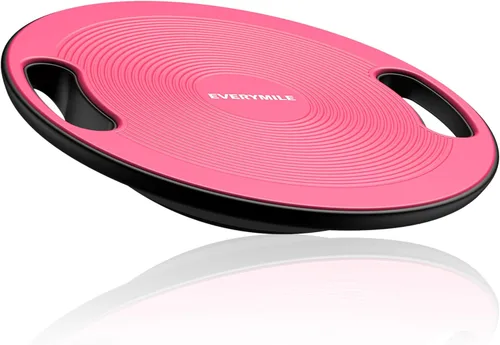 Vista 11 de EVERYMILE Wobble Balance Board, Exercise Balance Stability Trainer Portable Balance Board with Handle for Workout Core Trainer Physical Therapy &