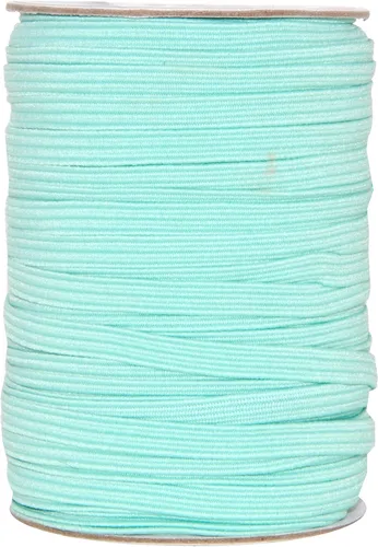 Vista 62 de Mandala Crafts Rollo de bandas elásticas beige de 0.472 in y 20 yardas para costura, 1/2 cordón elástico plano, correas elásticas trenzadas de 1 2