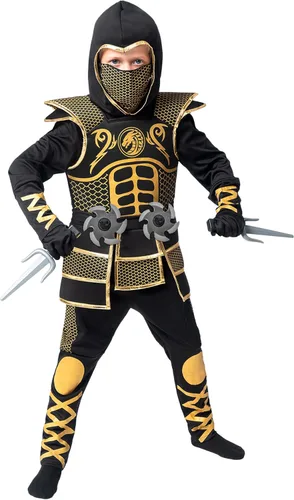 Vista 5 de Spooktacular Creations Disfraz de ninja para niños, disfraz de ninja para Halloween, fiestas de disfraces de ninja