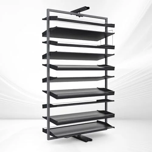 Vista 13 de 360-Degree Rotating Shoe Organizer - Space-Saving Hidden Shoe Cabinet for Entryway, Stylish Shoe Rack for Living Room & Hallway Storage