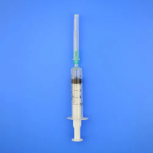 Vista 3 de Jeringa de 0.2 fl oz 21G con aguja Papel estéril desechable Embalaje 100Pack