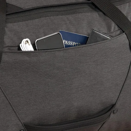 Vista 4 de High Sierra Bolsa de lona con ruedas Forester, Jaspeado Negro , Forester - Bolsa de lona con ruedas (28 pulgadas)