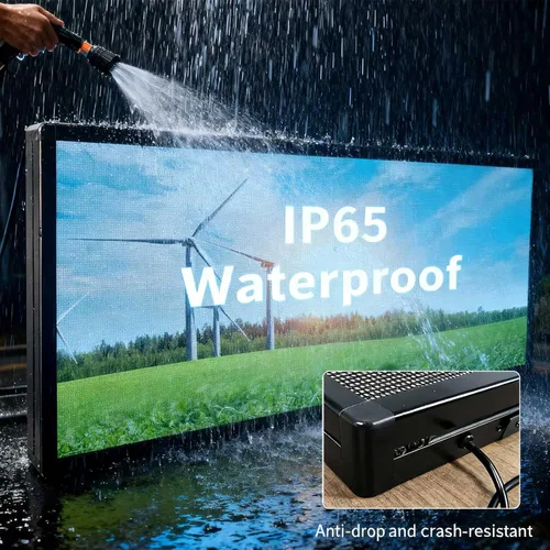 Vista 2 de P3 40 "x25" Led Sign Pantalla de visualización digital de desplazamiento programable para tablero de mensajes de negocios Control Wifi de alta