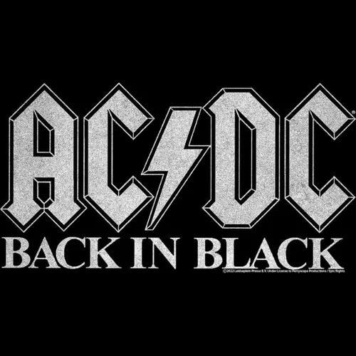 Vista 2 de ACDC 1973 Heavy Metal Rock Band Music Group Back in Black Ladies Muscle Tank Top