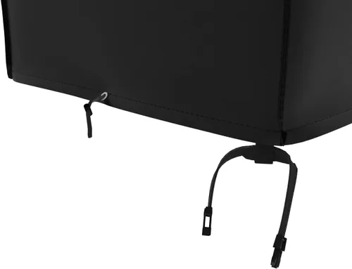 Vista 5 de Atyard Cubierta cuadrada para hoguera de gas, 32 pulgadas de largo x 32 pulgadas de ancho x 24 pulgadas de alto, impermeable, resistente al viento