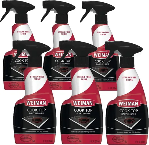 Vista 8 de Weiman - Limpiador y abrillantador para estufa, 10 onzas, paquete de 2