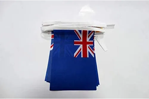 Vista 277 de Guatemala 19.7 ft BUNTING Flag 20 banderas 9'' x 6'' - Banderas de cuerda guatemalteca 5.9 x 8.3 in - AZ FLAG