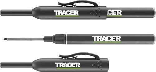 Vista 10 de Juego de lápices mecánicos de carpintero Tracer con plomo de repuesto (paquete de 6) - Lápiz de construcción con funda para el lugar de trabajo