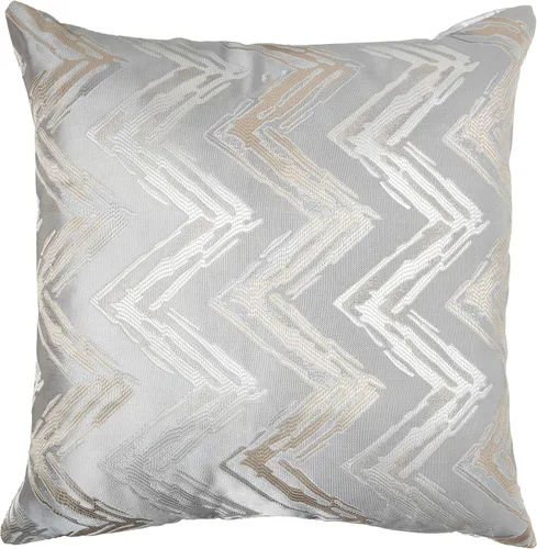 Vista 8 de Violet Linen Fantasy Modern Zig Zag Chevron - Almohada decorativa de poliéster jacquard, 18 x 18 pulgadas, color burdeos