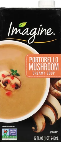 Vista 17 de Imagine Sopa Cremosa de Calabaza de Mantequilla con Bajo Contenido en Sodio Orgánica 32 oz